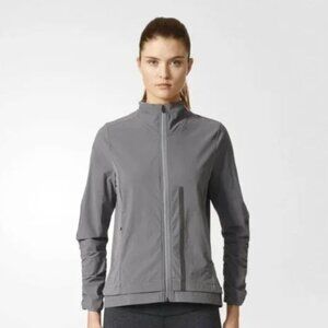 Adidas Running Ultra Energy Zip Water-Repellent Jacket Granite Grey Medium